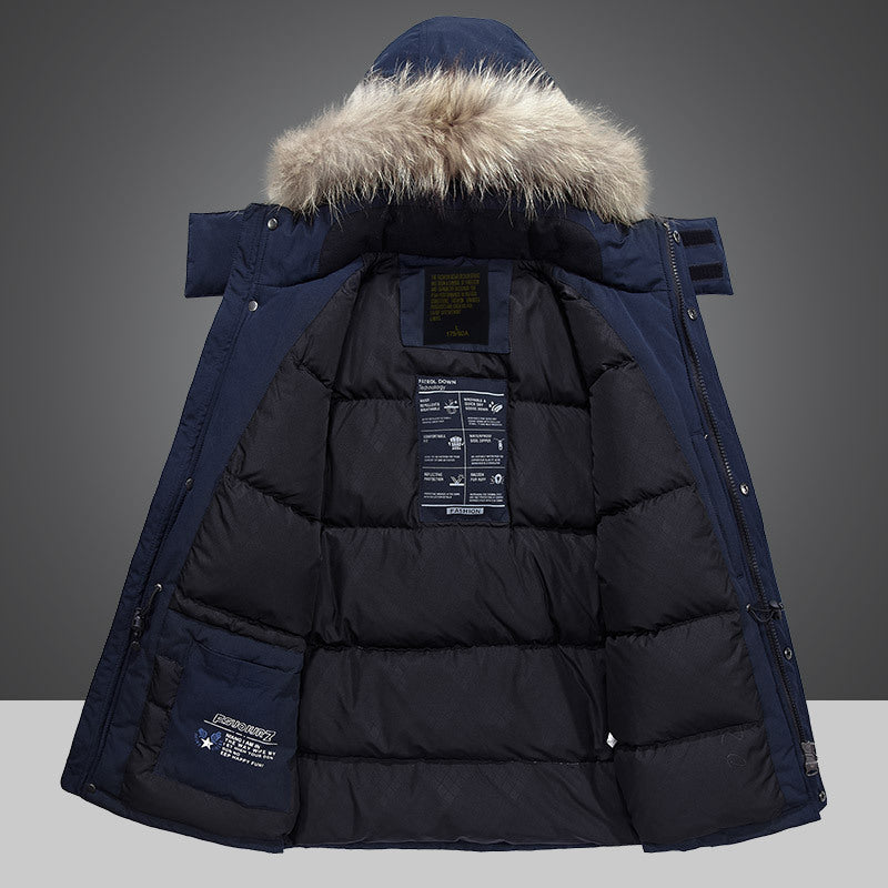 Herren Thermo-Parka mit Kapuze und Kunstfellbesatz, wasserabweisend und multifunktional Shop Nory