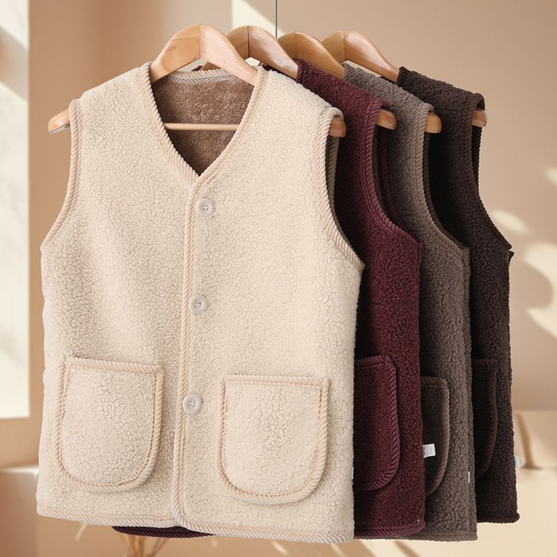 Damen Kuschelige Weste aus Teddyfleece Shop Nory