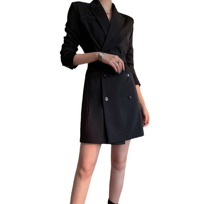 Damen Eleganter Blazer-Rock-Kleid Shop Nory