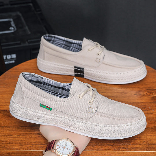Herren Bequeme Freizeitschuhe mit Schnürung