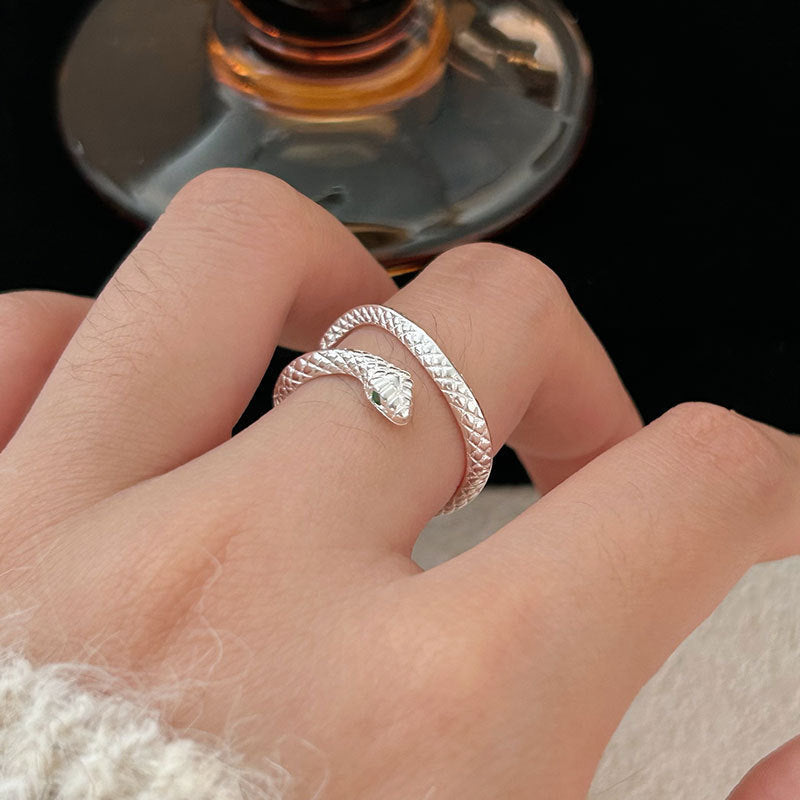 Damen ringförmiger Schmuck mit schlangenartigen Motiven Shop Nory