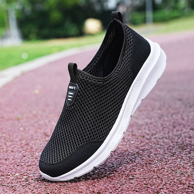 Unisex nan ultraleichter Netz-Slipper mit viskoelastischem Fußbett und flexibler rutschfester Laufsohle