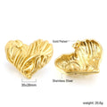 Damen Ohrstecker im Herzen-Design aus hochwertigem Edelstahl Shop Nory