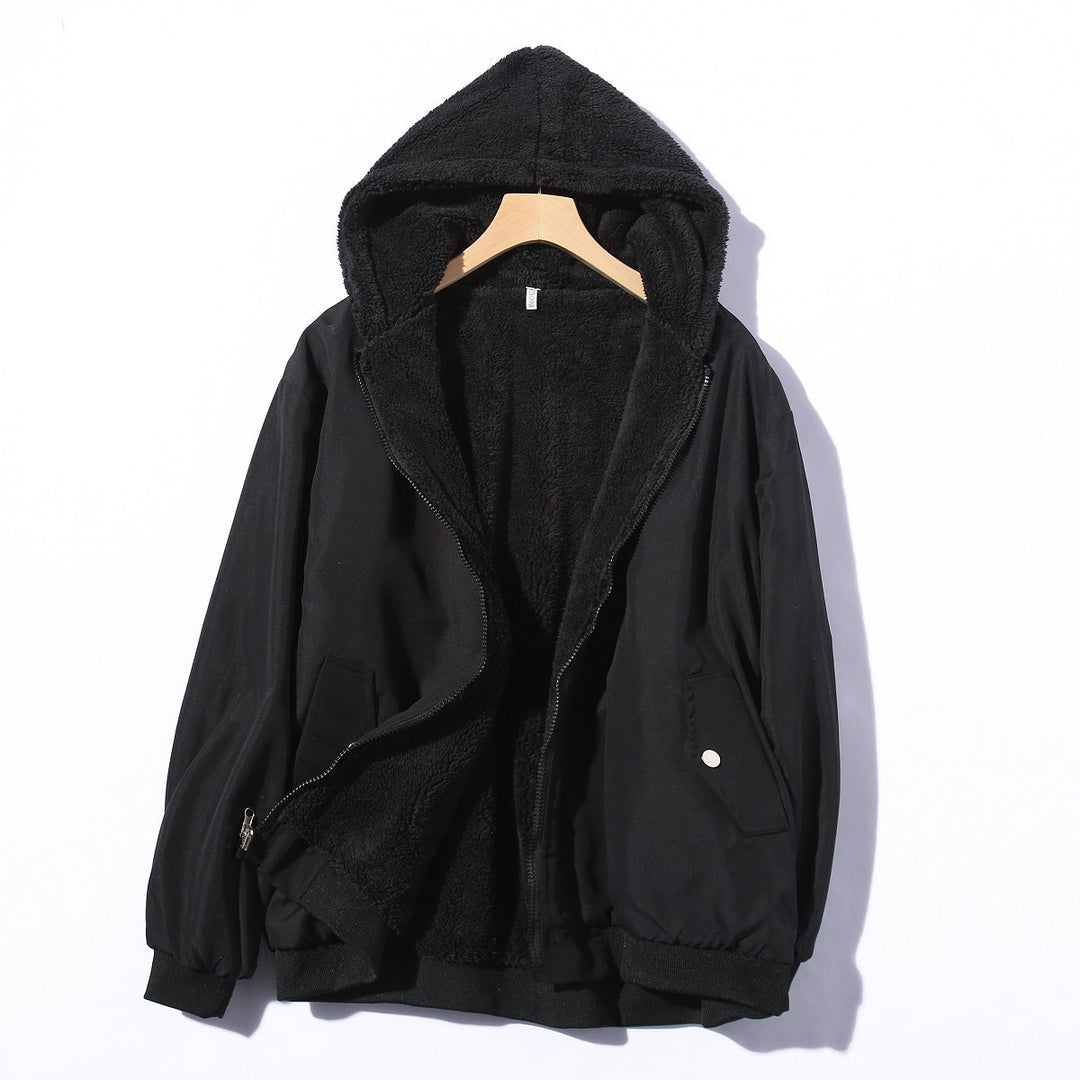 Damen Kuschelige Fleece-Jacke