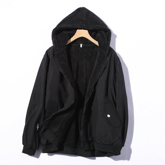 Damen Kuschelige Fleece-Jacke