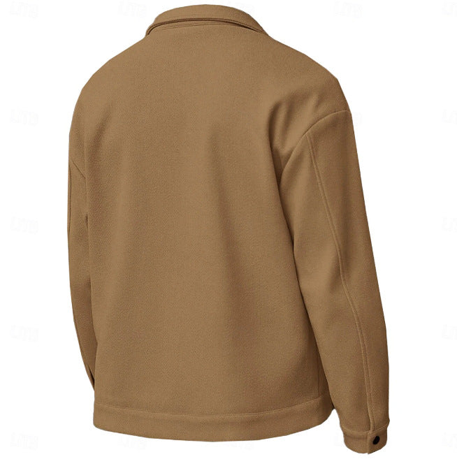 Herren nan robuste Overshirt-Jacke aus Wollmix mit aufgesetzten Brusttaschen Shop Nory