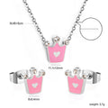 Damen Schmuckset mit Krone und funkelnden Zirkonia Shop Nory