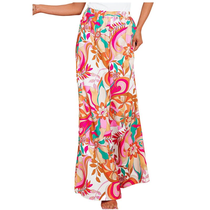 Damen Weite Culottes aus leichtem Stoff