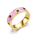 Damen Ring mit kreativem Eye-Motiv aus hochwertigem Edelstahl Shop Nory