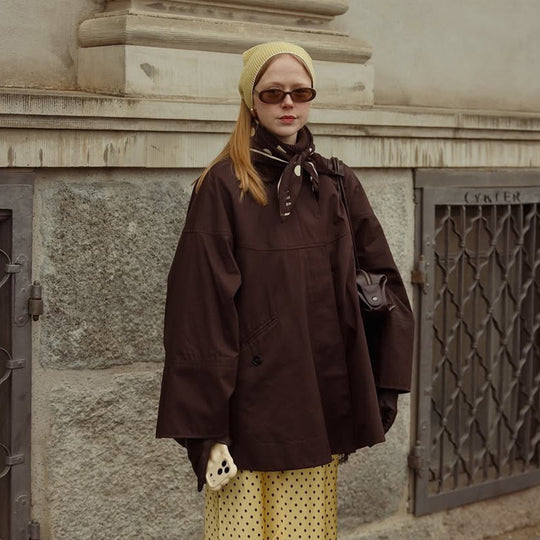 Damen Oversize Übergangsjacke mit Boxy-Schnitt und großen Eingrifftaschen Shop Nory