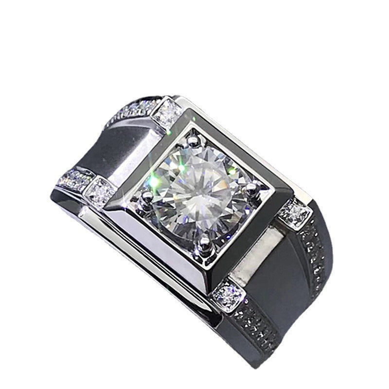 Damen Luxus Schmuckring mit quadratischem Zirkonia und elegantem Design Shop Nory