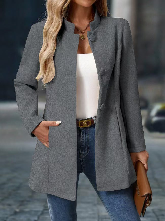 Damen Elegante und moderne Wollmantel