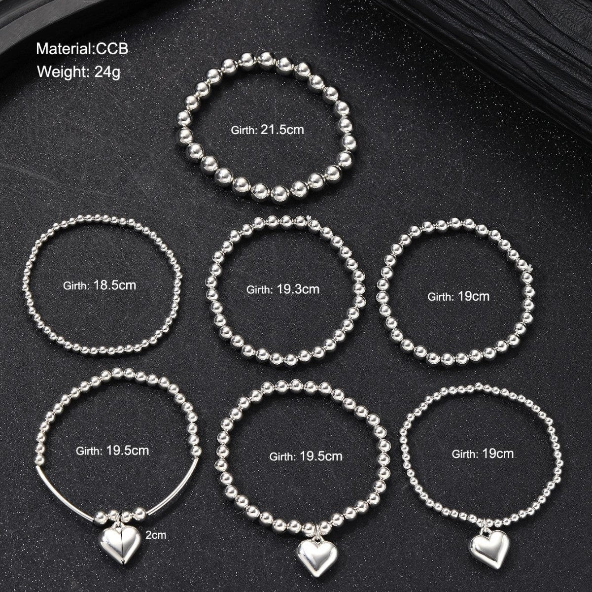 Damenarmband mit Herzen Shop Nory