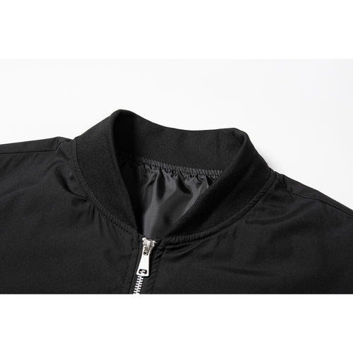 Herren Modische Bomberjacke mit seitlichen Reißverschlusstaschen Shop Nory