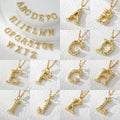 Damen goldene Buchstaben-Halskette Shop Nory