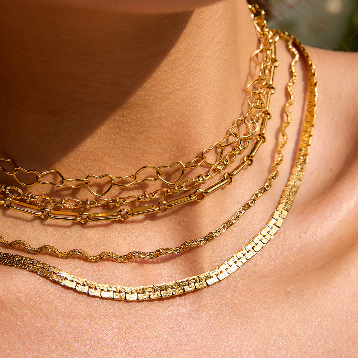 Damen Edelstahl Halskette mit wasserfestem und hypoallergenem Design Shop Nory