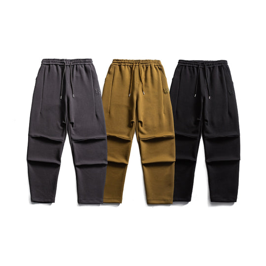 Herren Tapered Jogginghose mit elastischem Bund und Knie-Paneelen Shop Nory