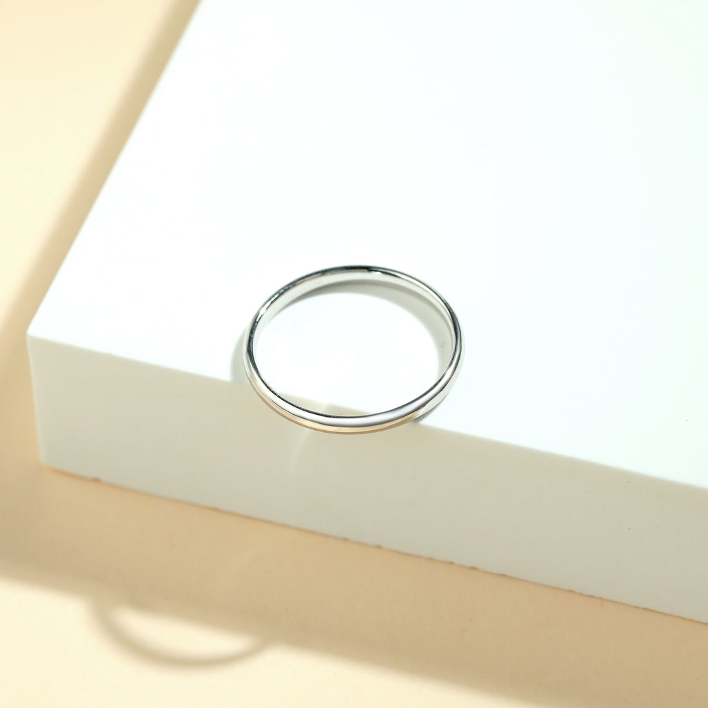 Damen minimalistischer Ring aus 925er Sterling Silber Shop Nory
