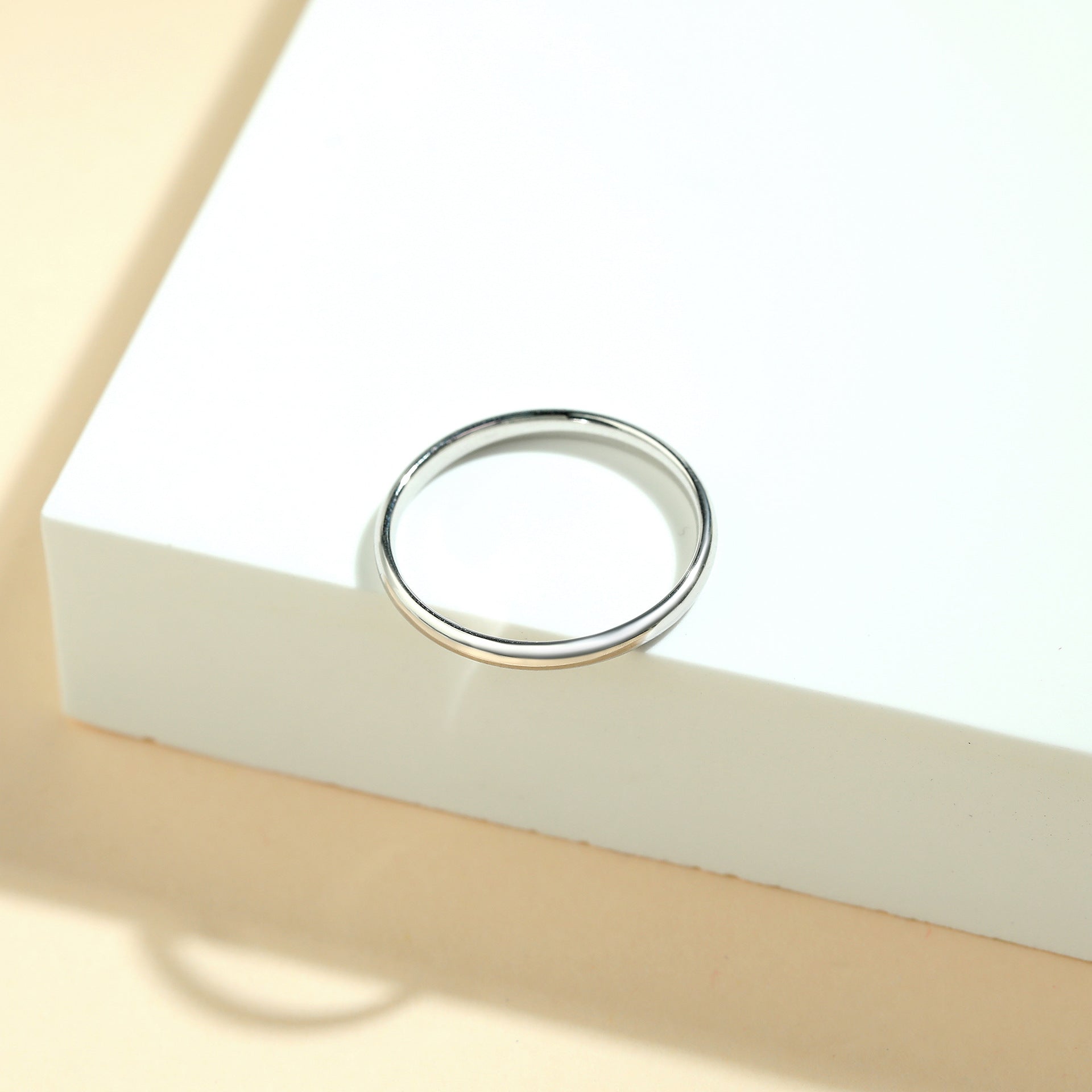 Damen minimalistischer Ring aus 925er Sterling Silber Shop Nory