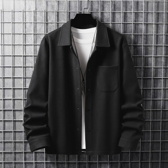 Herren gemütliche und stilvolle Fleecejacke