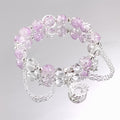 Damen Armband mit funkelnden Kristall-Elementen und charmanten Anhängern Shop Nory