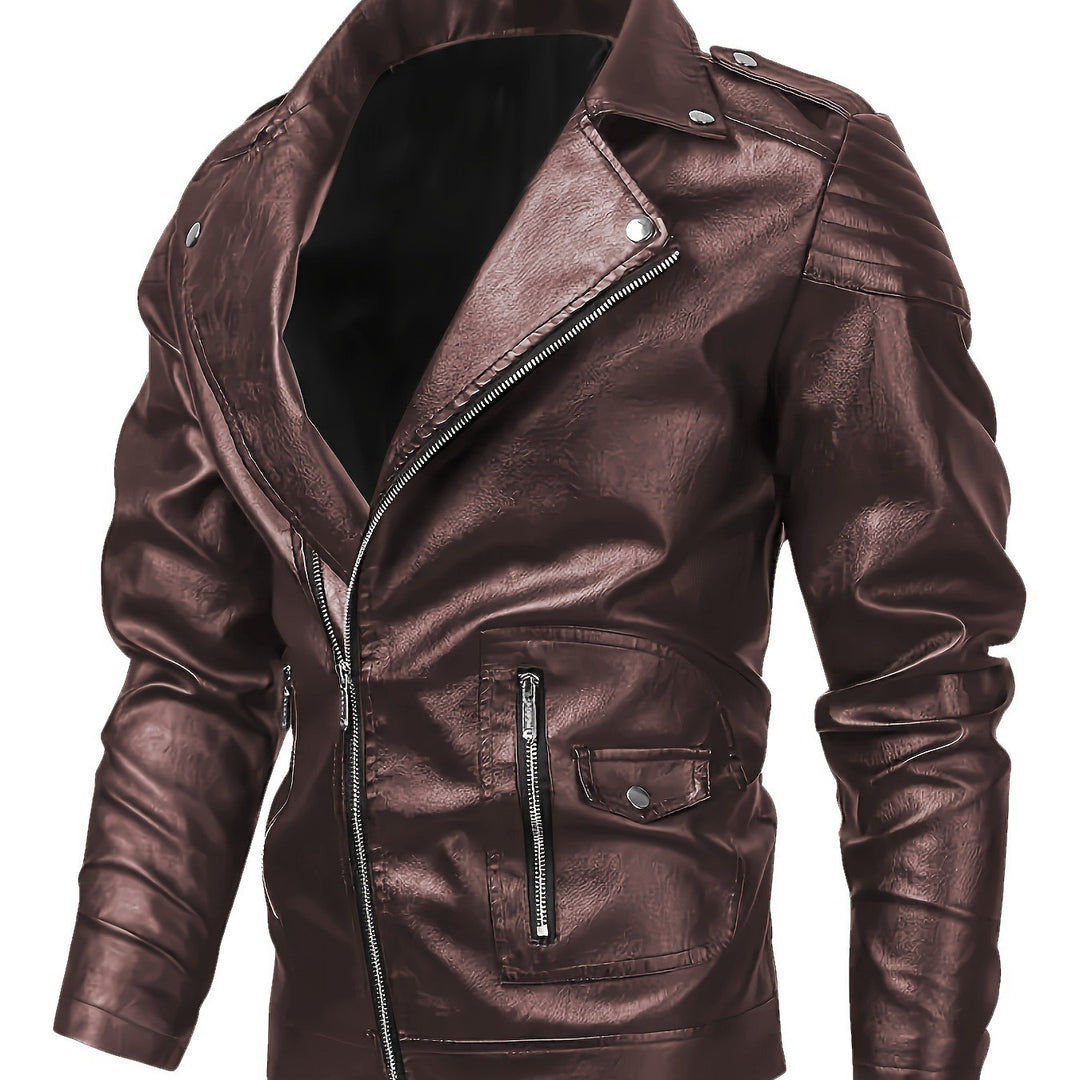 Herren Biker-Lederjacke Shop Nory