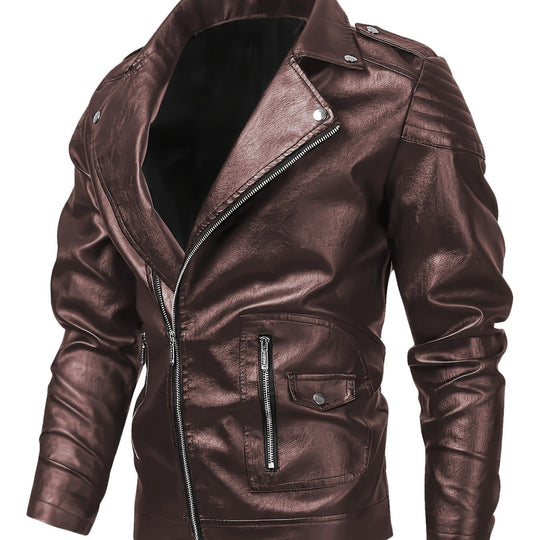 Herren Biker-Lederjacke Shop Nory