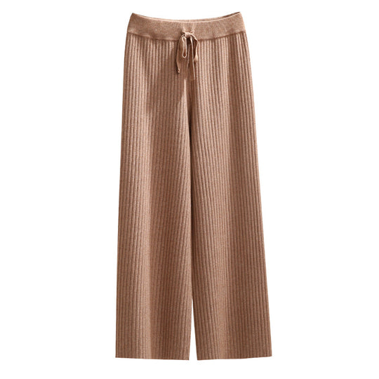 Damen Weite Rippstrickhosen Shop Nory
