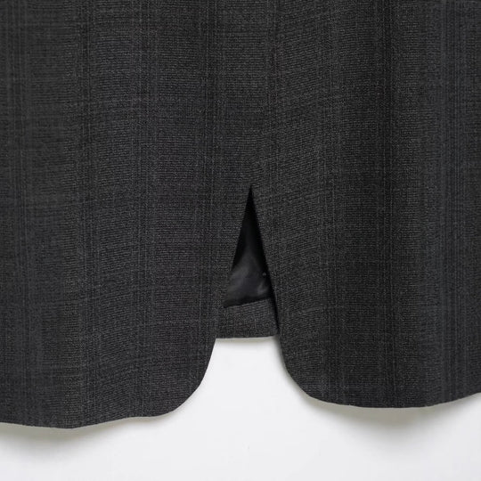 Damen Moderner schlanker Blazer mit asymmetrischer Knopfleiste und Stehkragen Shop Nory
