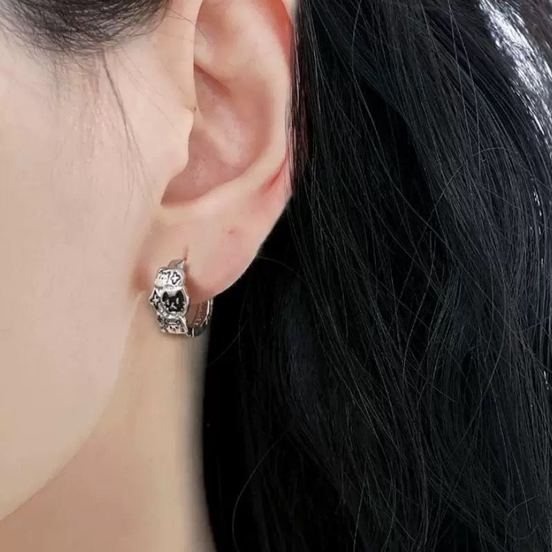 Damen Ring mit verspieltem Katzen- und Sternenmotiv Shop Nory