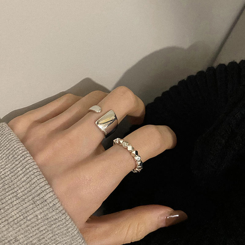 Damen Offener Ring mit innovativem geometrischem Design Shop Nory