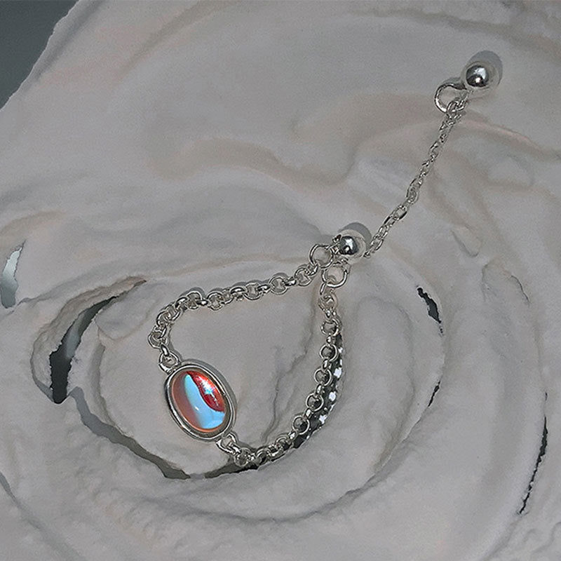 Damen Eleganter und filigraner Ring mit mystischem Opal Shop Nory