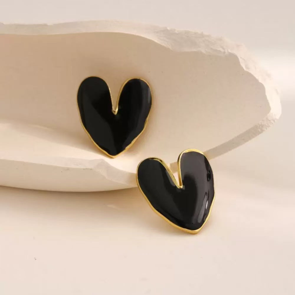 Damen Ohrringe mit kreativem Herzdesign Shop Nory