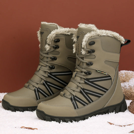 Damen Winterboots mit isolierendem Innenfutter und rutschfester Sohle