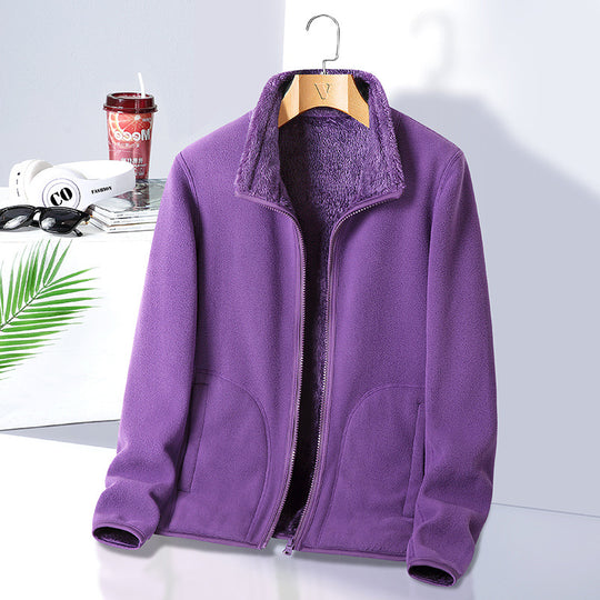 Damen Fleecejacke mit hohem Kragen Shop Nory