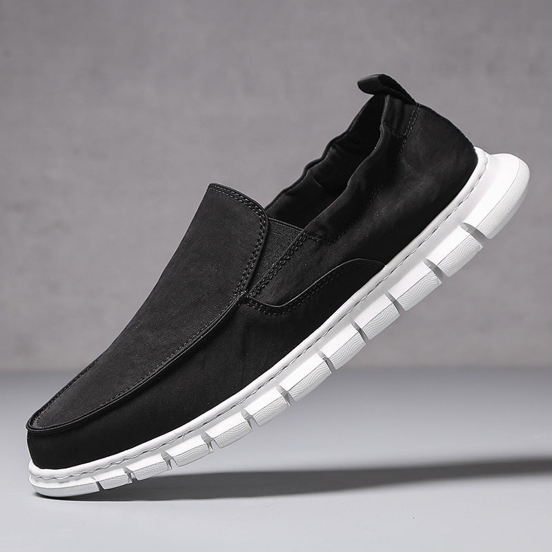 Herren Slipper-Sneaker im Mokassin-Stil mit elastischem Einstieg und segmentierter Komfortsohle Shopy Nory