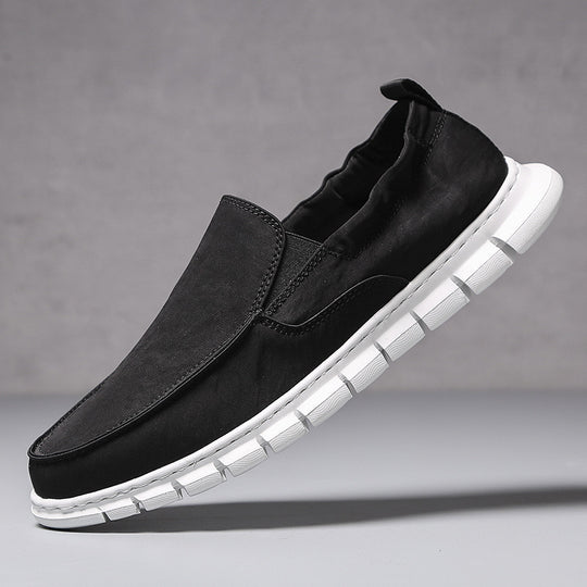 Herren Slipper-Sneaker im Mokassin-Stil mit elastischem Einstieg und segmentierter Komfortsohle Shopy Nory