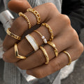 Damen Ring-Set aus hochwertigem Gold mit stilvollen Designs Shop Nory