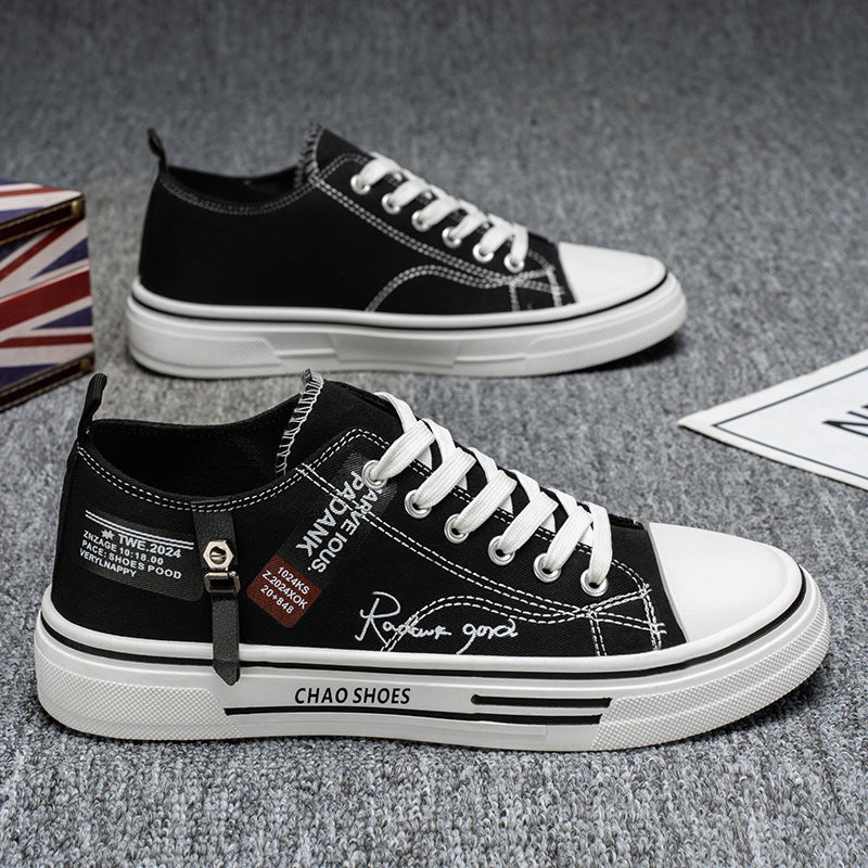 Damen lässige Sneakers aus strapazierfähigem Canvas mit modernem Design