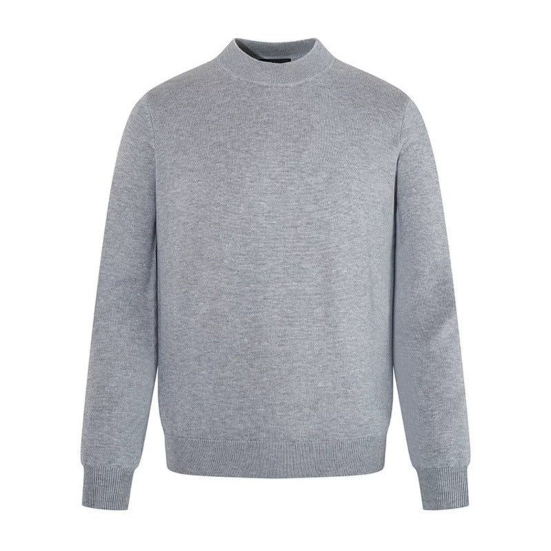 Herren Feinstrickpullover mit leichtem Stehkragen und gerippten Bündchen Shop Nory