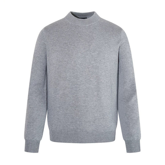 Herren Feinstrickpullover mit leichtem Stehkragen und gerippten Bündchen Shop Nory