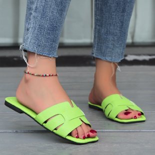 Damen Komfortable Riemchen-Pantoletten Shopnory