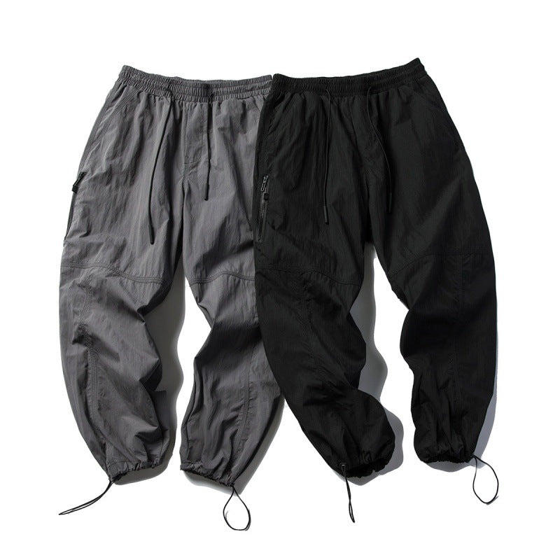 Unisex Technische Cargo-Hose im Baggy-Schnitt mit Tunnelzugbund und verstellbaren Beinabschlüssen Shop Nory