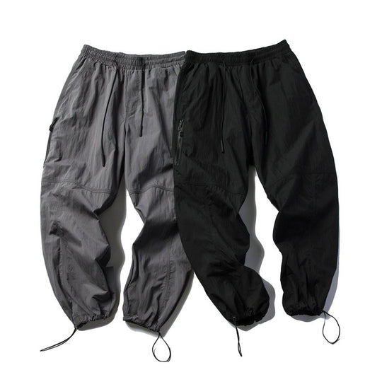 Unisex Technische Cargo-Hose im Baggy-Schnitt mit Tunnelzugbund und verstellbaren Beinabschlüssen Shop Nory