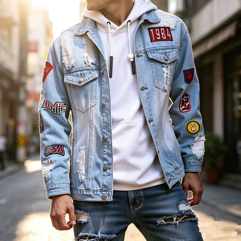 Herren Jeansjacke Shop Nory