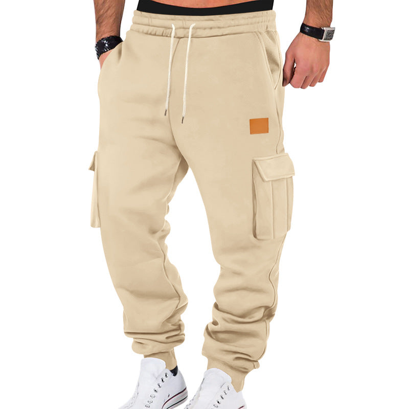 Herren Cargo-Sweatpants mit praktischen Seitentaschen und elastischem Bund