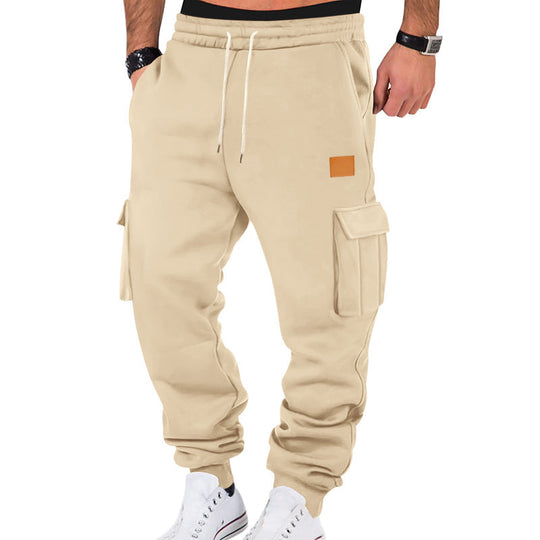 Herren Cargo-Sweatpants mit praktischen Seitentaschen und elastischem Bund