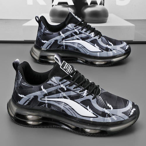 Herren atmungsaktive Dämpfungssneaker mit Luftkissensohle und reflektierenden Details Shop Nory