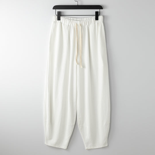 Damen Lässige Harem-Joggerhose mit hohem elastischem Bund und Zugkordel Shop Nory
