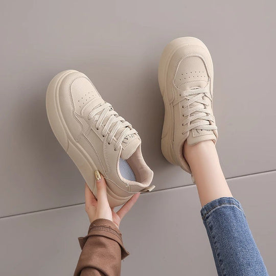 Damen Trendige Plattform-Sneaker mit bequemer Dämpfung und modischem Design
